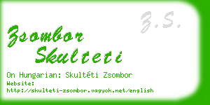 zsombor skulteti business card